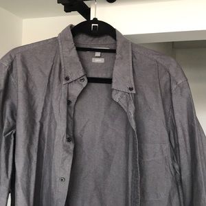 uniqlo slim fit button down